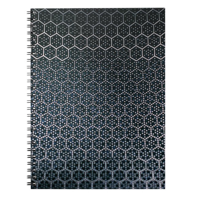 Caderno Espiral ilustração da cinza (Frente)