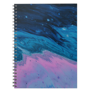 Caderno Espiral Ilustração da massa de água