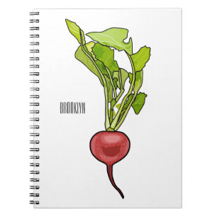 Caderno Espiral Ilustração de desenho animado