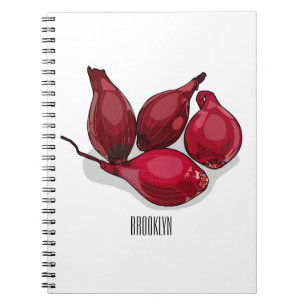 Caderno Espiral Ilustração de desenho animado de slot