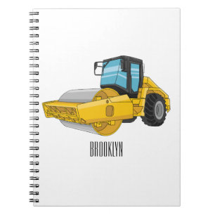 Caderno Espiral Ilustração de desenho em rolo de estrada