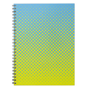 Caderno Espiral Ilustração de meio tom pop, arte, padrão, cômico, 