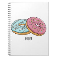 ilustração do desenho animado de rosquinha