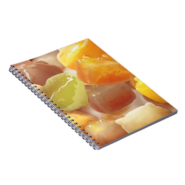 Caderno Espiral Ilustração do Deserto de Bola Taro (Lado Direito)