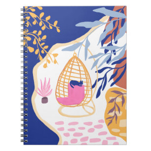 Caderno Espiral Ilustração folclórica de Grécia Legal