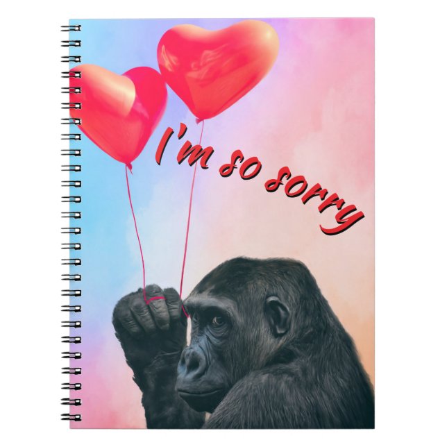 Caderno Espiral "I'm so sorry" (Frente)