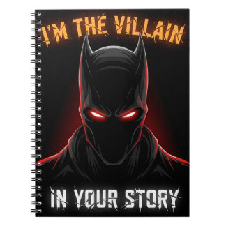 CADERNO ESPIRAL I'M THE VILLAIN IN YOUR STORY