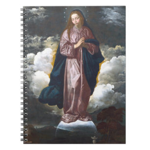 Caderno Espiral Imaculada Concepção De Diego Velázquez 1618