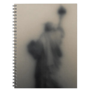 Caderno Espiral Imagem difundida da estátua da liberdade