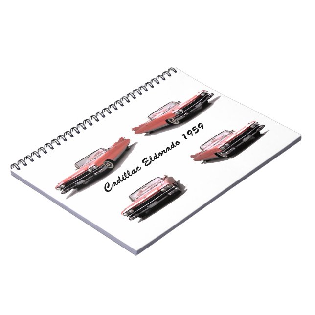 Caderno Espiral Imagem do Classic Car para o notebook fotográfico (Left Side)