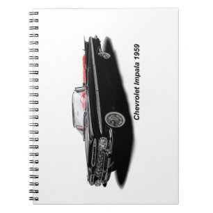 Caderno Espiral Imagem do Classic Car para o notebook fotográfico