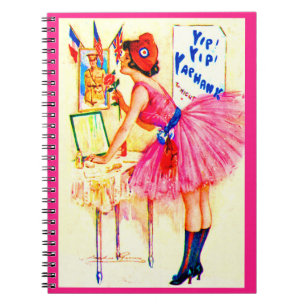 Caderno Espiral Imagem do cobrir de playbill Yip Yaphank de 1918