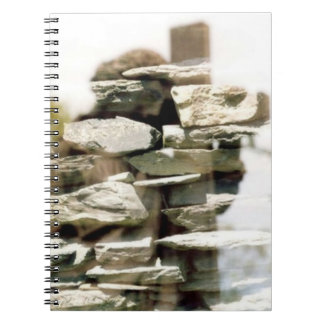 Caderno Espiral Imagem do cristo, Diário novo do vazio dos começos