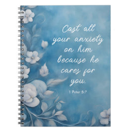 Caderno Espiral Imagem do versículo bíblico Jeremias 29:11