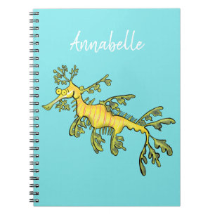 Caderno Espiral Imagem engraçada e engraçada de desenho animado 