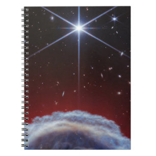 Caderno Espiral Imagem JWST da Nebulosa de Horsehead