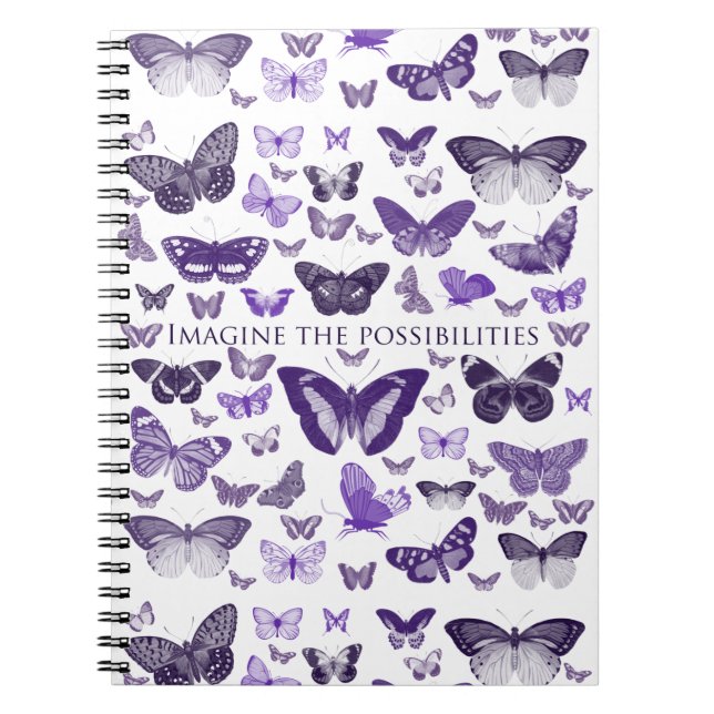 Caderno Espiral Imagine as possibilidades (Frente)