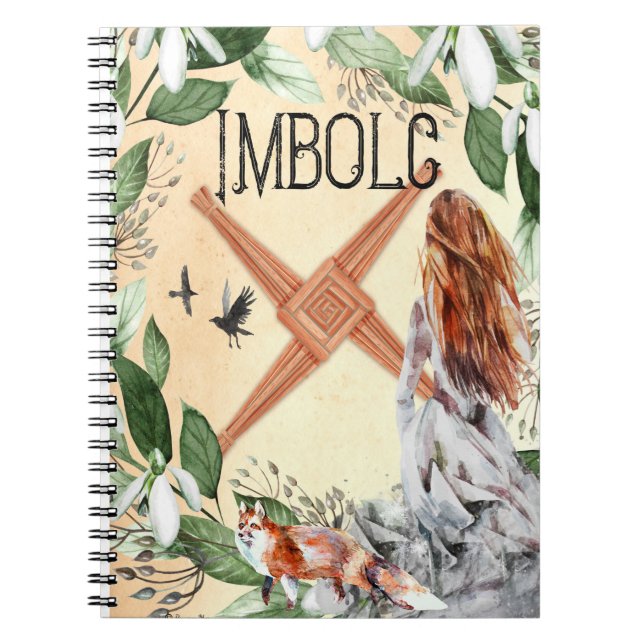 Caderno Espiral IMBOLC SABBAT Notebook (Frente)