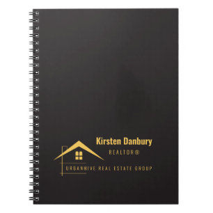 Caderno Espiral Imobiliária Personalizada Elegante Profissional