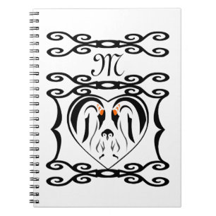 Caderno Espiral Imperador Pinguim Para Pássaros De Amor