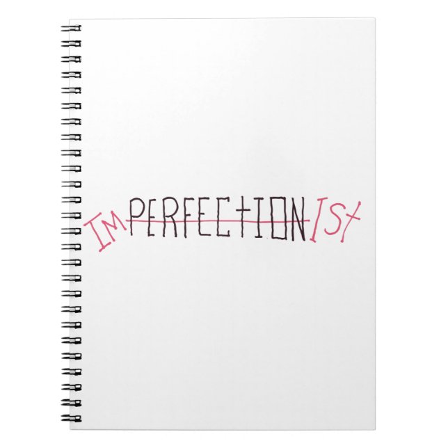 Caderno Espiral Imperfeccionista (Frente)