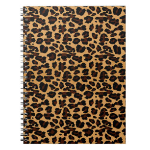 Caderno Espiral Impressão animal chique à moda personalizado do