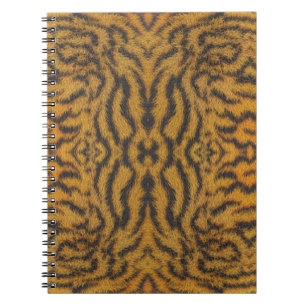 Caderno Espiral Impressão Animal Trendy Exótica De Peles De Tigre