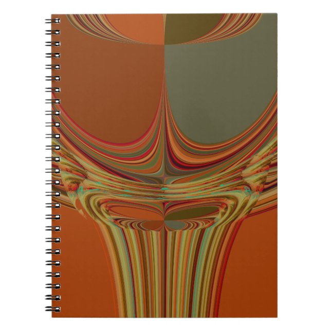 Caderno Espiral Impressão de Arte Contemporânea da Terra Tradicion (Frente)