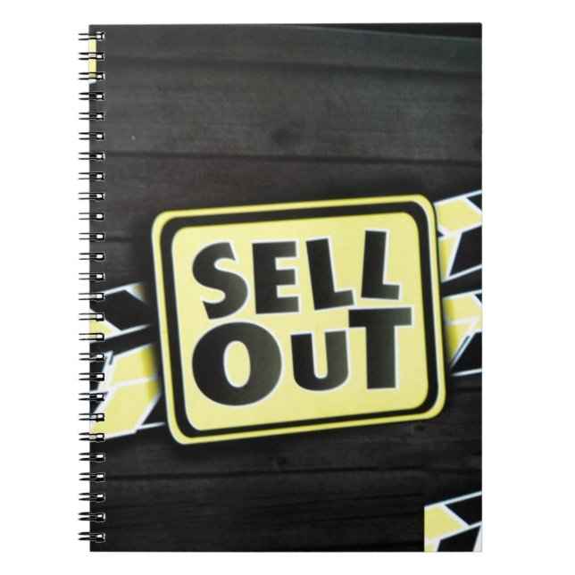 Caderno Espiral Impressão de Arte para Vender (Frente)