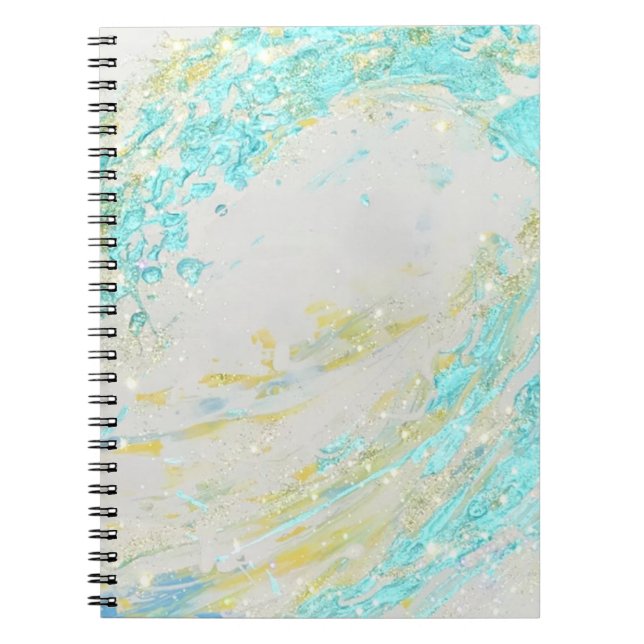 Caderno Espiral Impressão de arte profética cristã inspiradora (Frente)