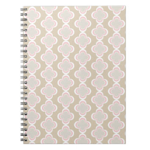 Caderno Espiral Impressão de Flor Divertido