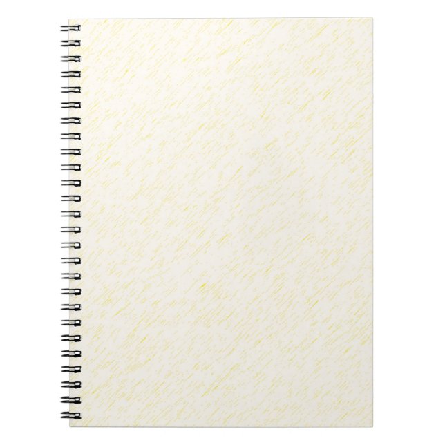 Caderno Espiral Impressão de Lemon Zest - acessórios amarelos de f (Frente)