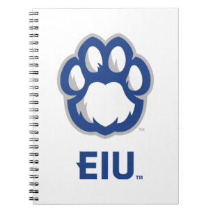 Caderno Espiral Impressão de Paw e EIU de Panteras do Illinois Ori