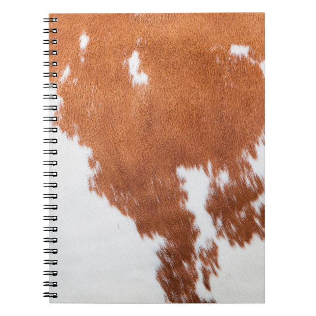 Caderno Espiral Impressão de pele de animal de luxo (Frente)