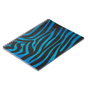 Caderno Espiral Impressão de Zebra Black e Cinza