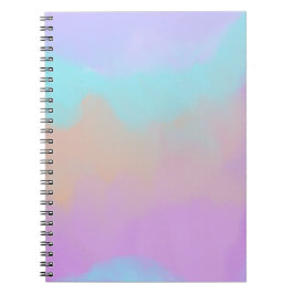 Caderno Espiral Impressão digital de espiral de algodão doce