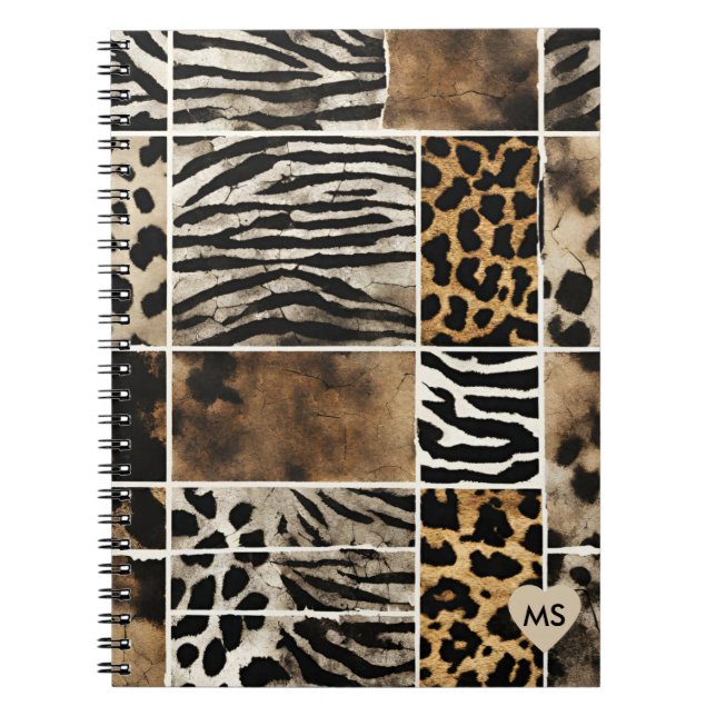 Caderno Espiral Impressão em animais - Notebook fotográfico espira (Frente)