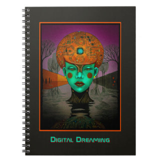 Caderno Espiral Impressão em Tela Esticada Sonho Digital