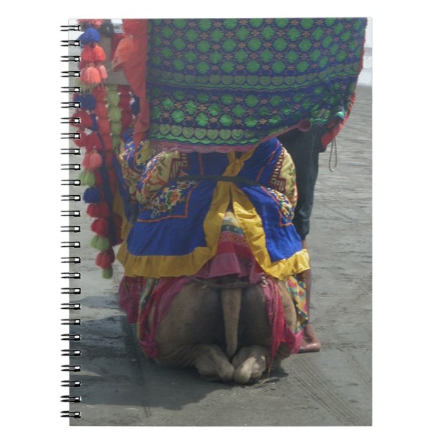 Caderno Espiral Impressão/Gráfico Whimsical Camel Art (Frente)