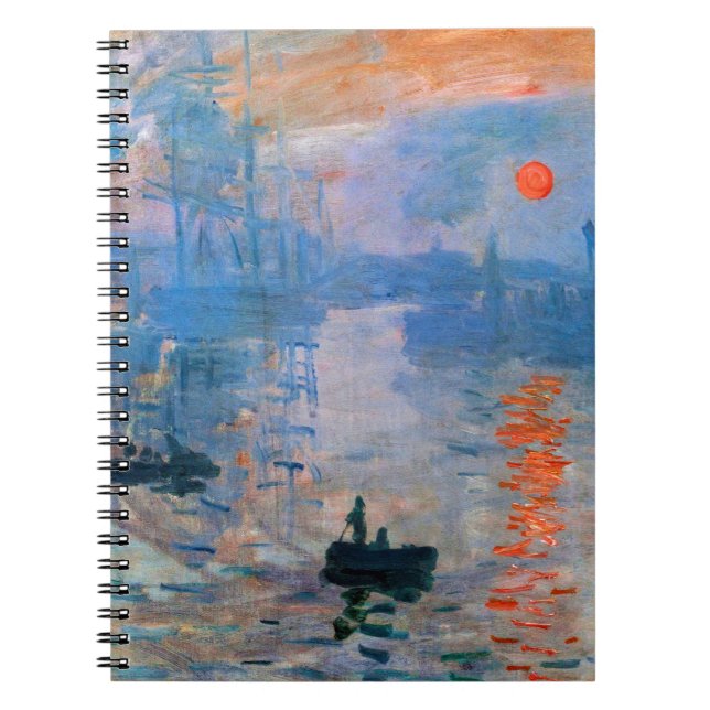 Caderno Espiral Impressão, Notebook Espiral Sunrise (Frente)