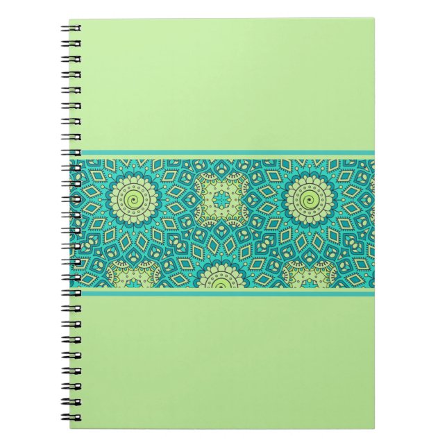 Caderno Espiral Impressão Notebook-Marroquino (Frente)