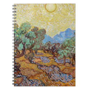 Caderno Espiral Impressionismo Vincent Van Gogh Olive Trees Famoso