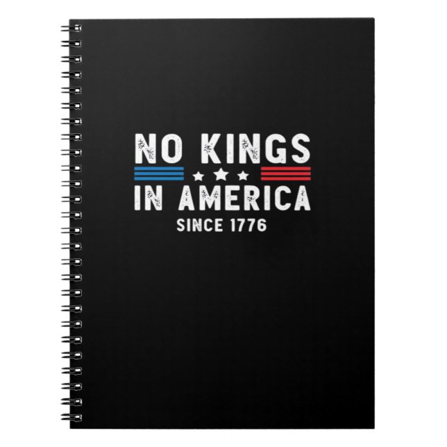 Caderno Espiral In America Presidents Are Not Kings Minimal Clean (Frente)