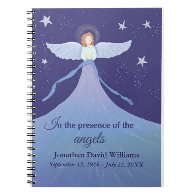 Caderno Espiral In the Presence of the Angels – Heavenly Remembran (Frente)