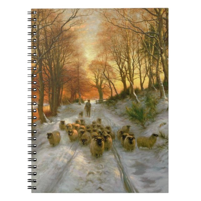 Caderno Espiral Incandescido com matizes de nivelar horas (Frente)