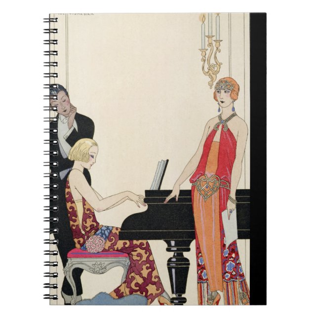 Caderno Espiral Incantation, ilustração para 'Gazeta du Bon Ton' (Frente)