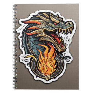 Caderno Espiral Incêndio por ventilação do dragão
