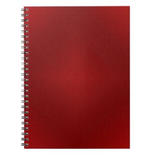 Caderno Espiral Inclinação vermelho do sangue - obscuridade