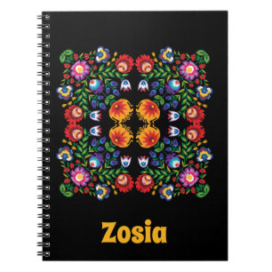 Caderno Espiral 🤩 Incrível Folk Wycinanki