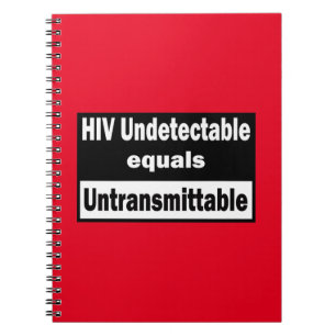 Caderno Espiral Indetectável pelo HIV é igual ao HIV Intransmissív
